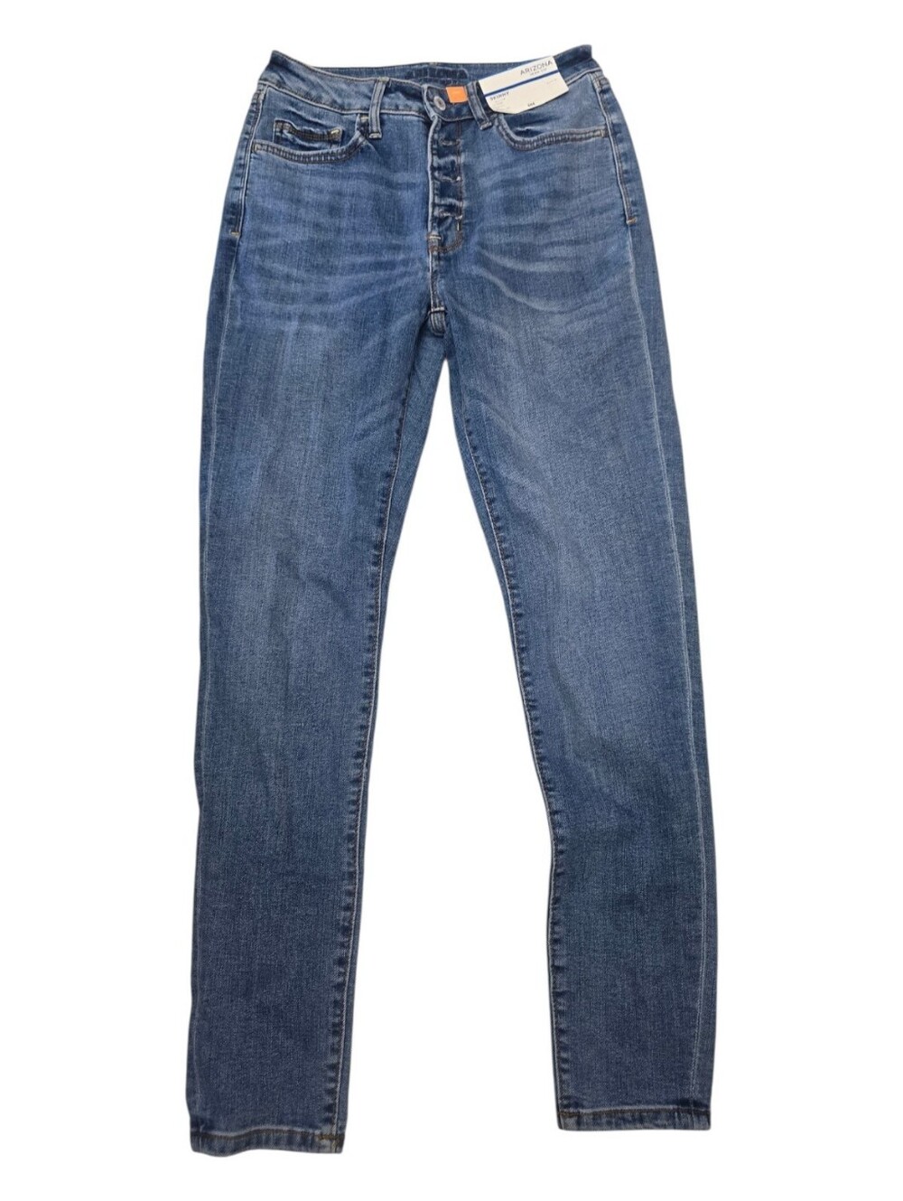 Arizona Blue High Rise Skinny Jeans, Button Fly, Size 5, NWT